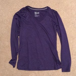 Purple Nike dry fit long sleeve shirt
